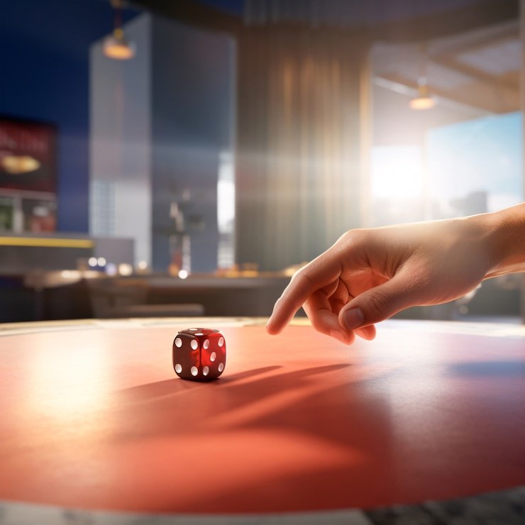 Card dealing and chip management at Speed Baccarat table